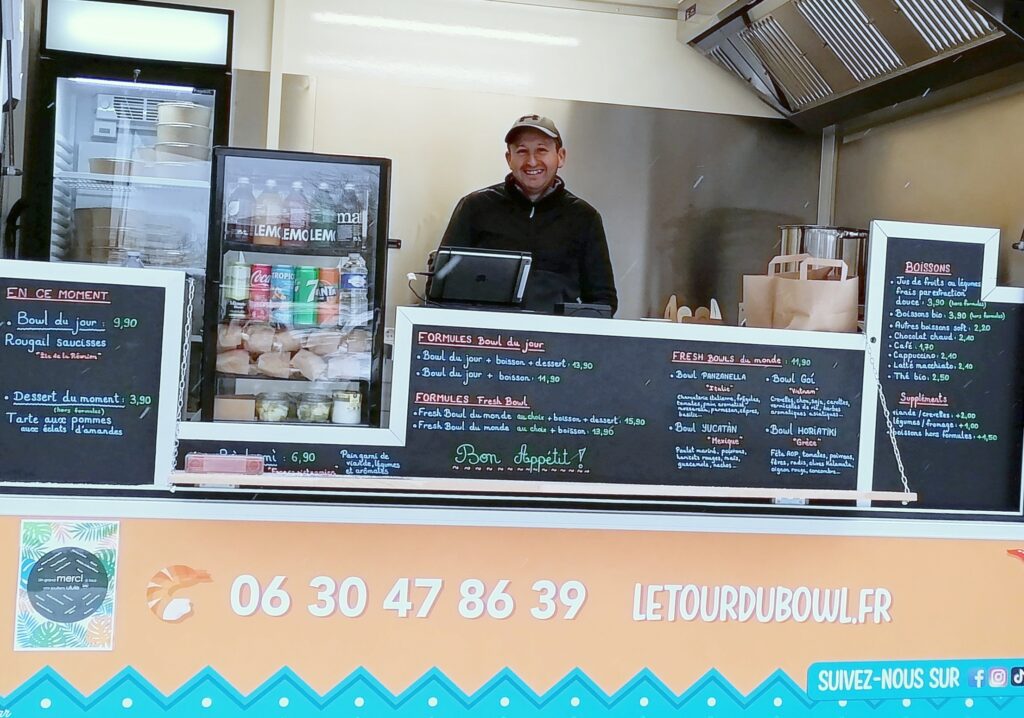 Colomiers 31770 food truck restaurant midi menu déjeuner poké bowl plat à emporter menu rapide et pas cher cuisine healthy et saine livraison 